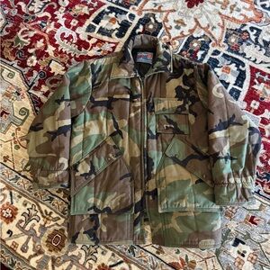 VTG 90s Chiller Killer Saftbak Camo Hunting Jacket Quilted Gorpcore Medium